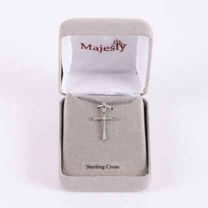 Swanson Christian Products - Necklace Cross - Sterling Silver - 18"