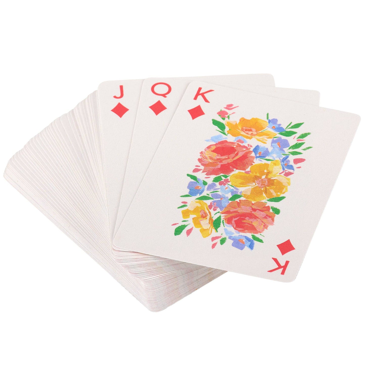 French Floral Playing Card Set