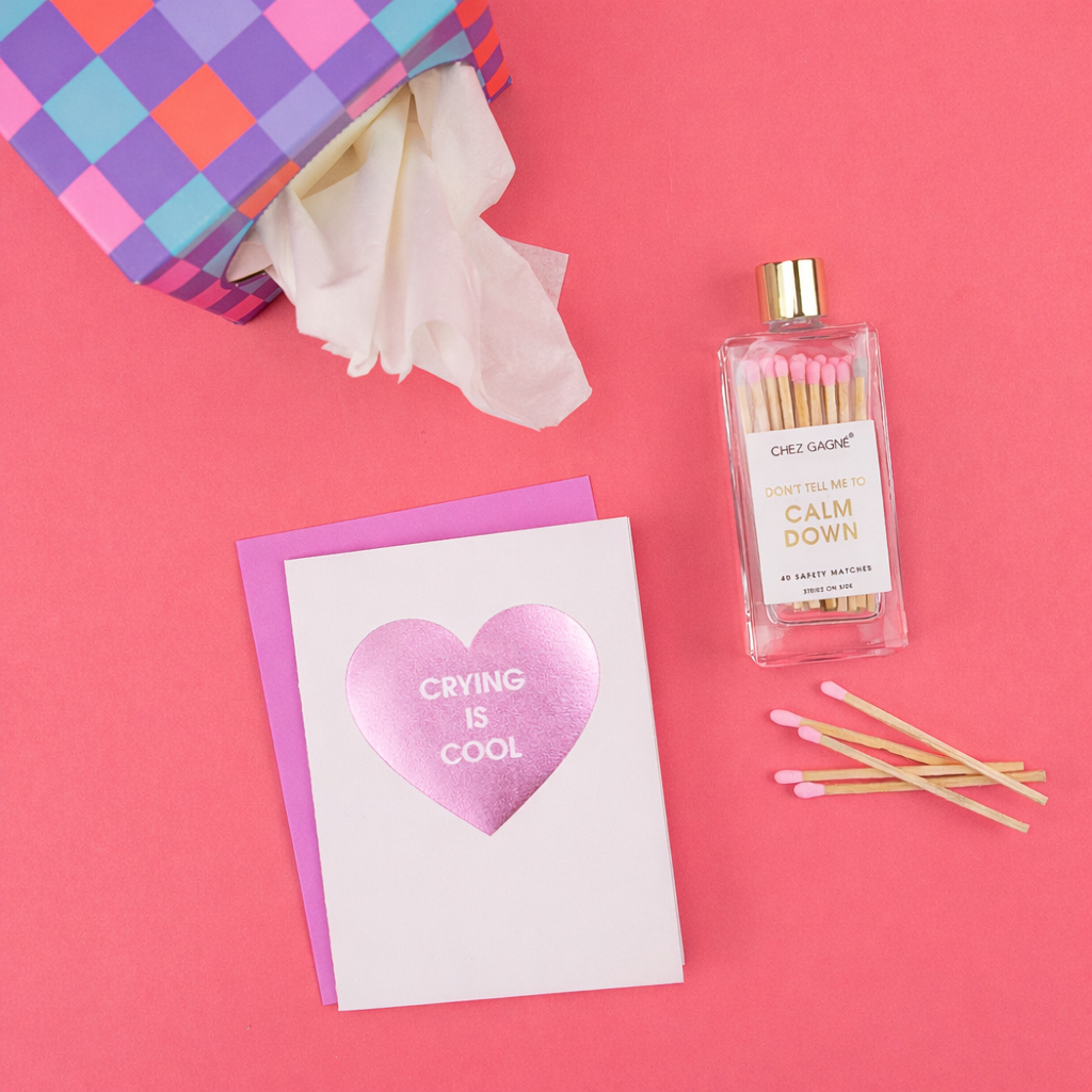 Chez Gagné - Don't Tell Me To Calm Down - Safety Matches - Light Pink