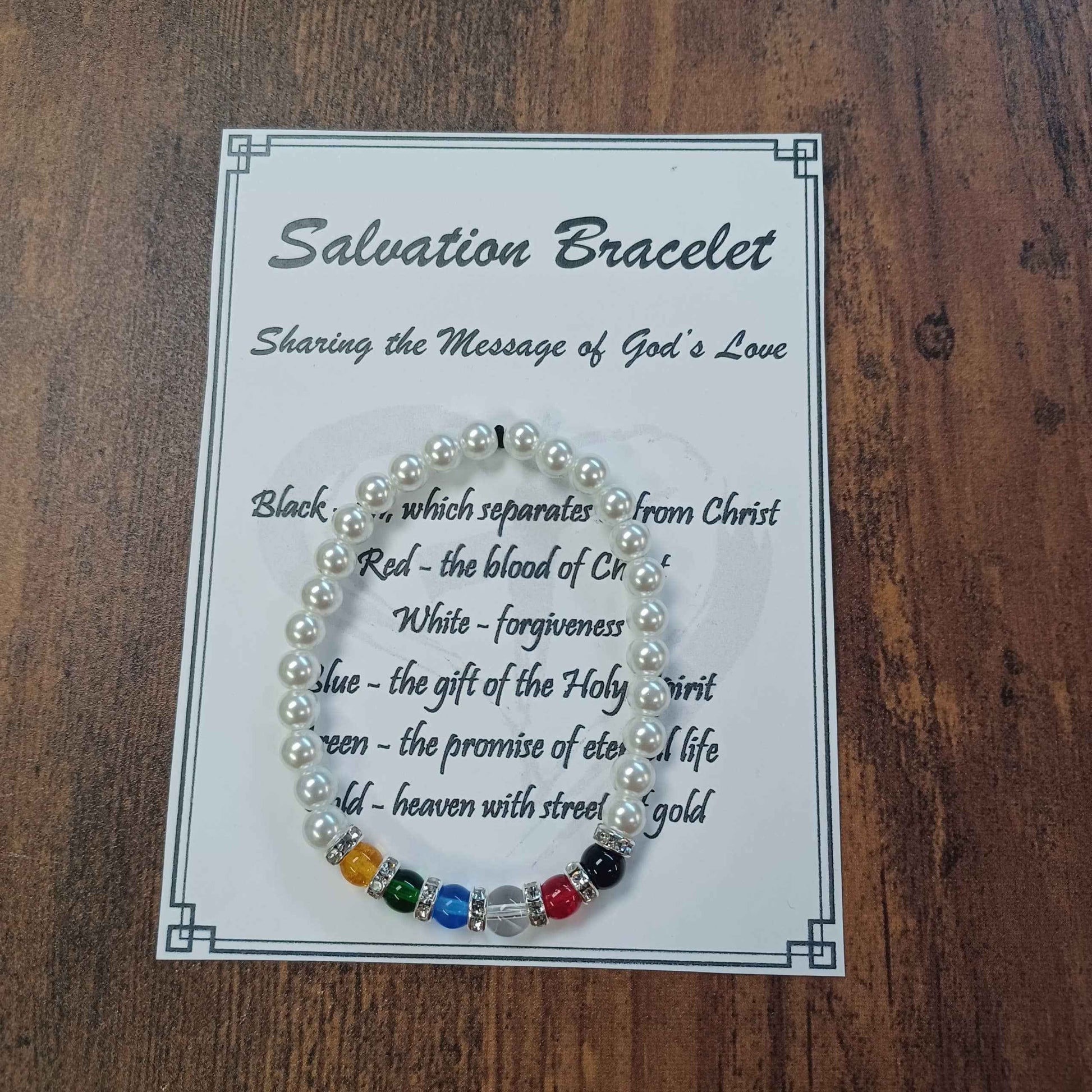 Pearl Salvation Stretch Bracelet