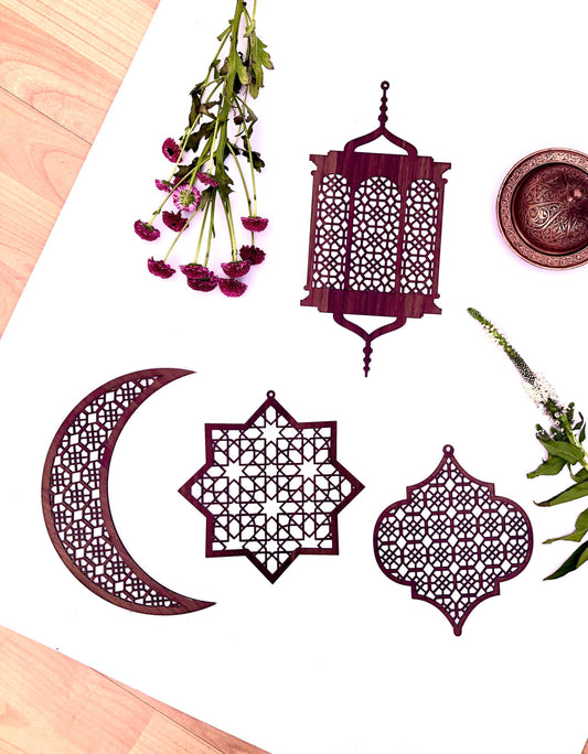 Large Laser Cut Hanging Ornaments