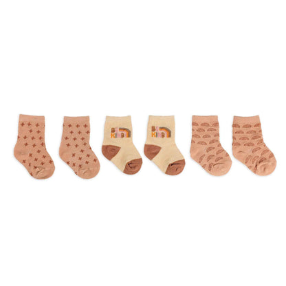 Baby Socks Trio Be Kind Rainbows