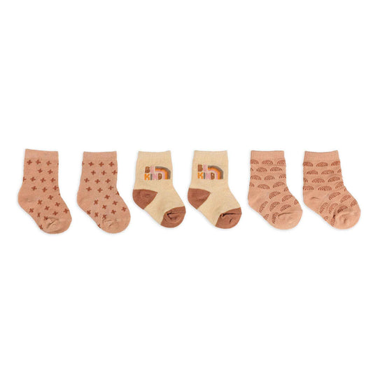 Baby Socks Trio Be Kind Rainbows
