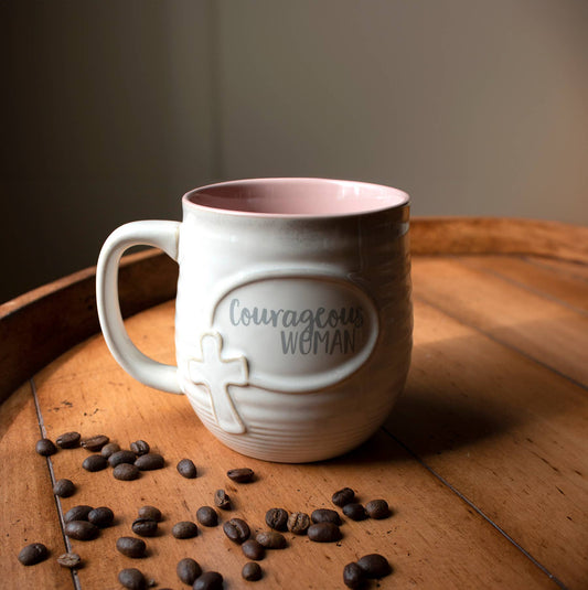 Courageous Woman Pottery Mug