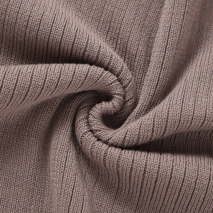 Ribbed Baby Swaddle Blanket: Mocha