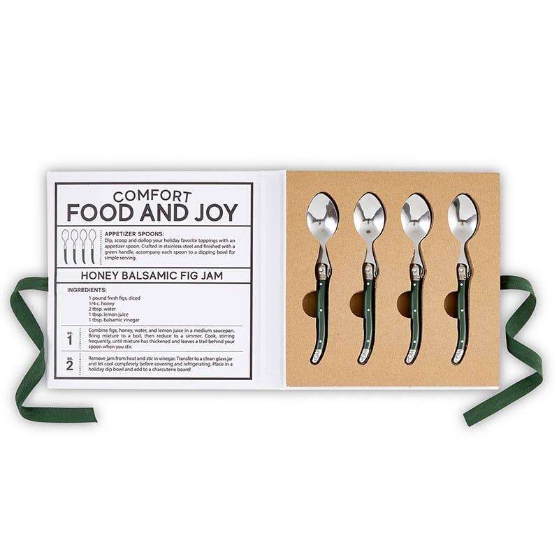 Green Charcuterie Spoon Set