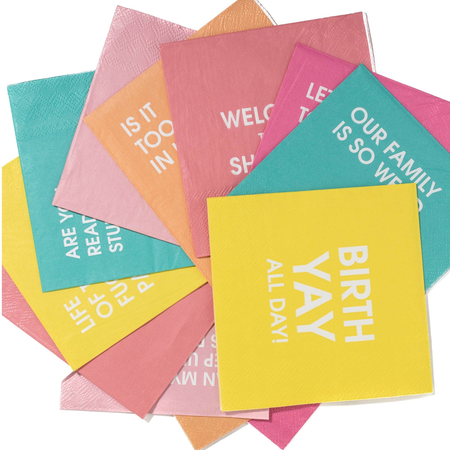 Our Family Is So Weird - Colorful Cocktail Napkins