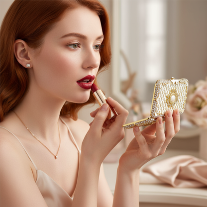 Imperial Compact | Gold Compact | Enameled Compact |