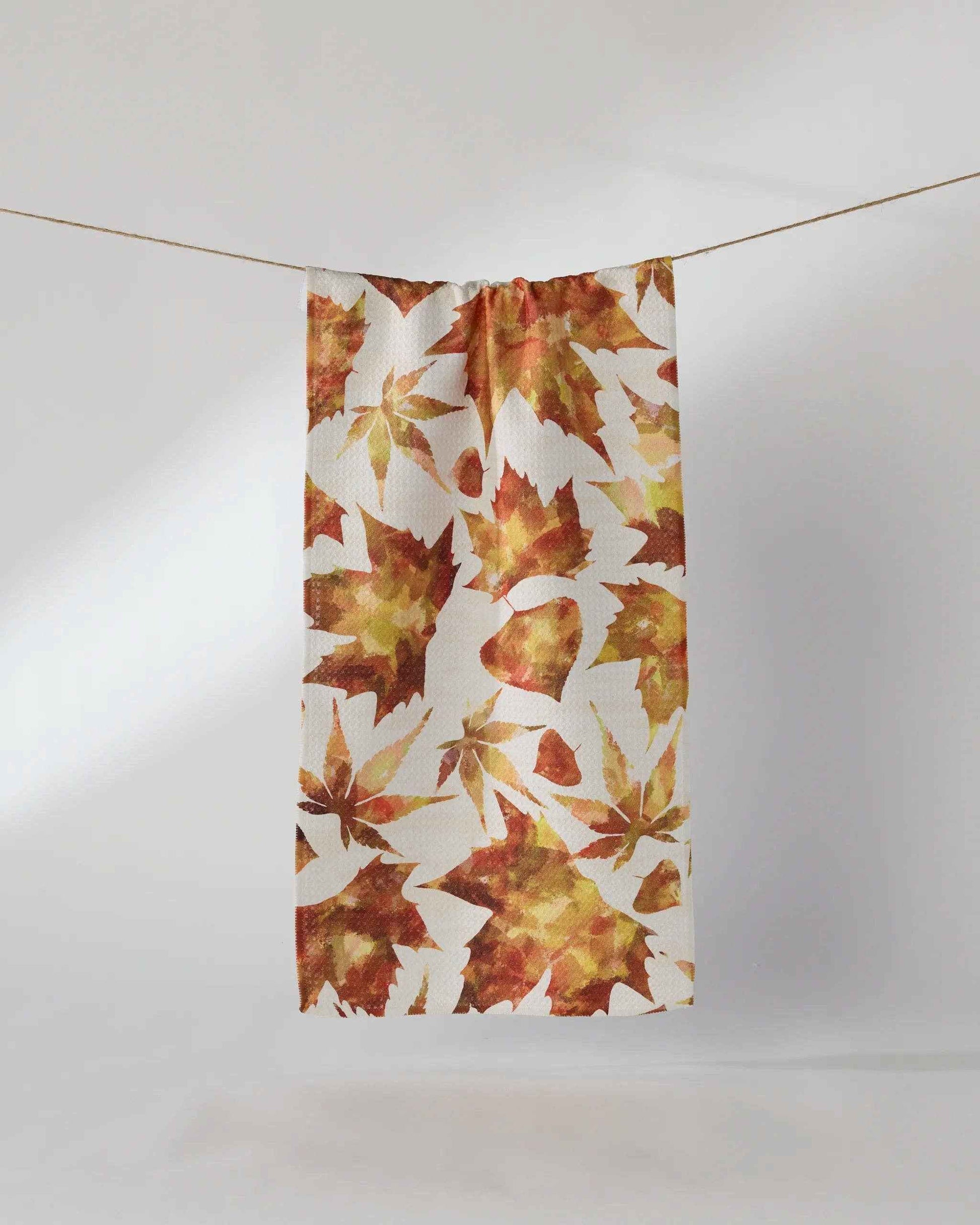Painted Fall Bar Towel