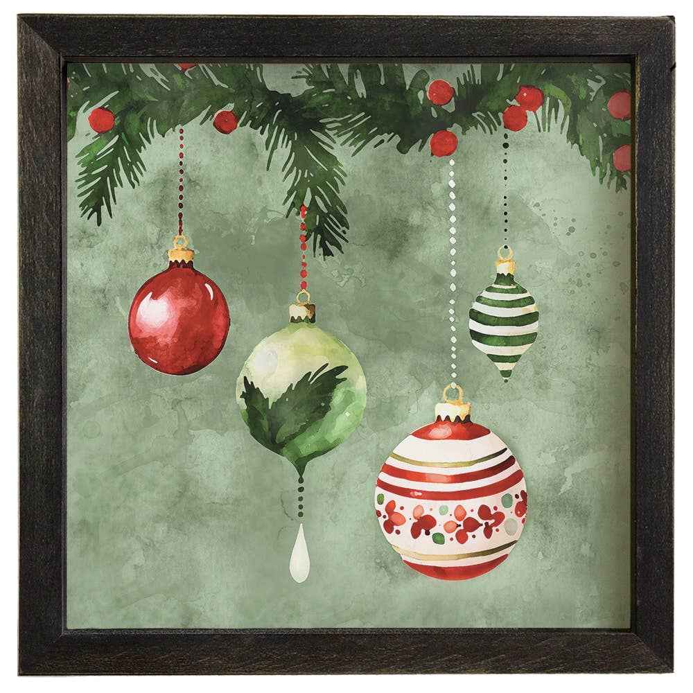 Watercolor Ornaments - Rustic Frames