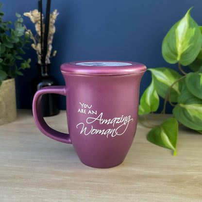 Purple Amazing Woman Coaster Mug 