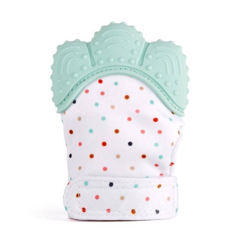 Baby Silicone Teething Glove: Blue