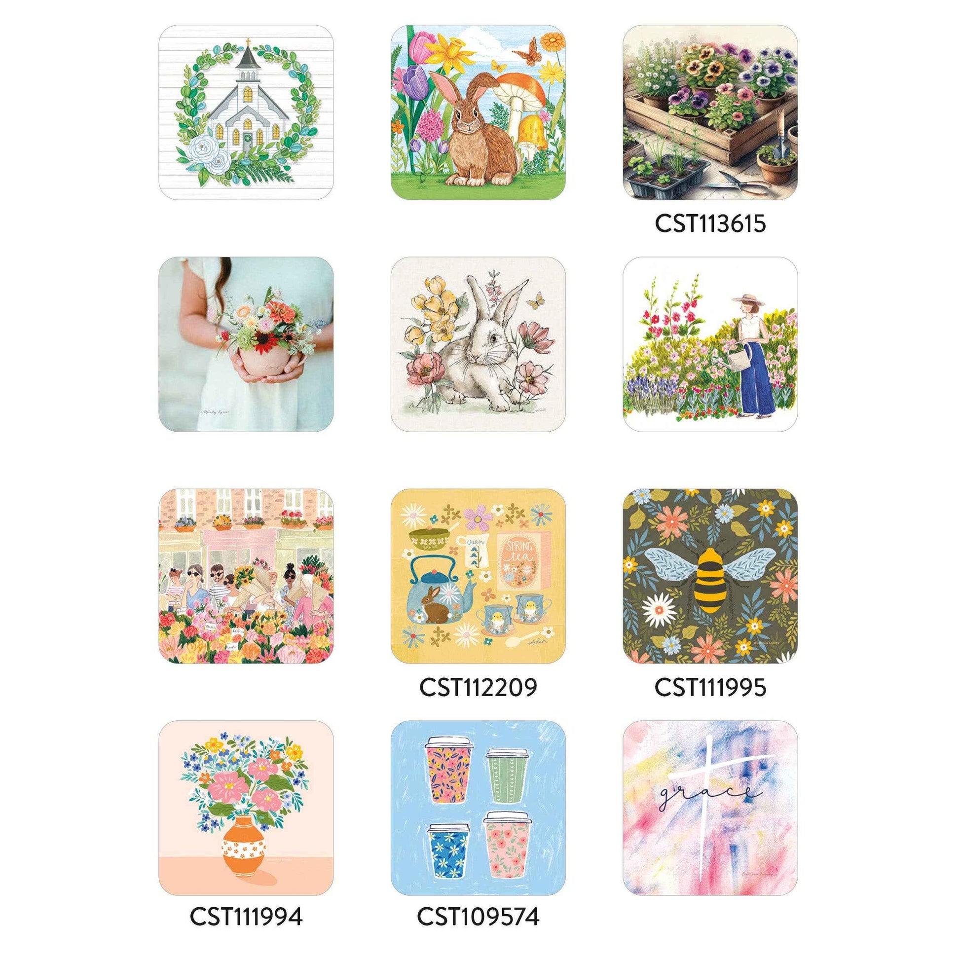 Legacy - Springtime Collection Faith Coaster Collection