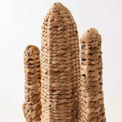 Cactus Figure Woven Water Hyacinth, Lg (Pk/02)