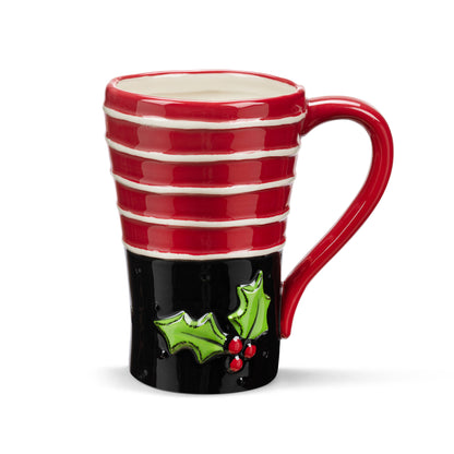 Holly Stripes Mug