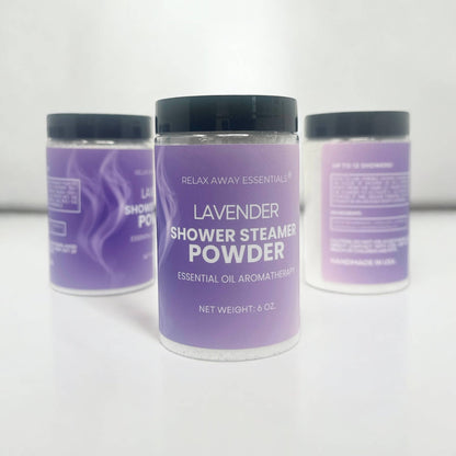 Relax Away Essentials - Shower Steamer Powder - 6 oz  - Made in USA