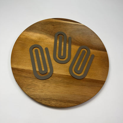 Oversized Paperclip: Olive Green- Sold Separately