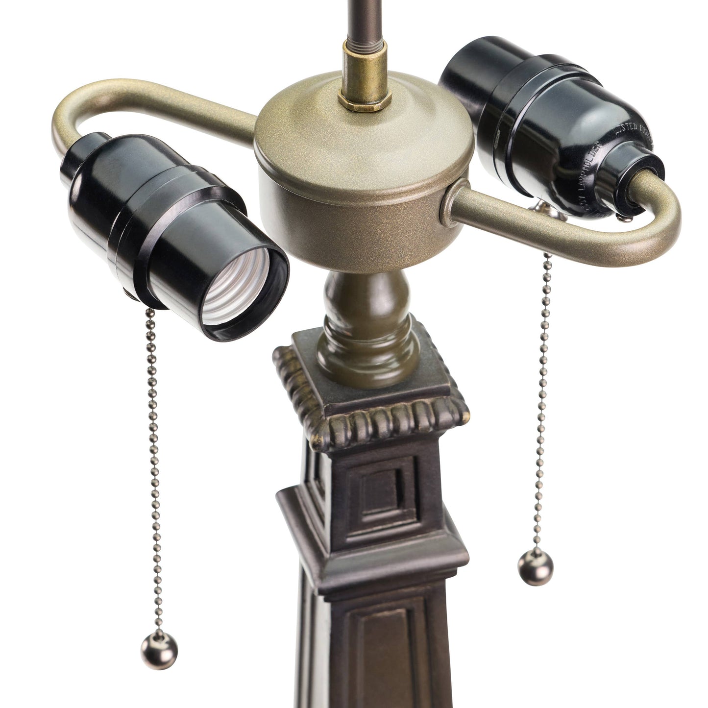 25" Bronze Finish Polyresin Table Lamp Base