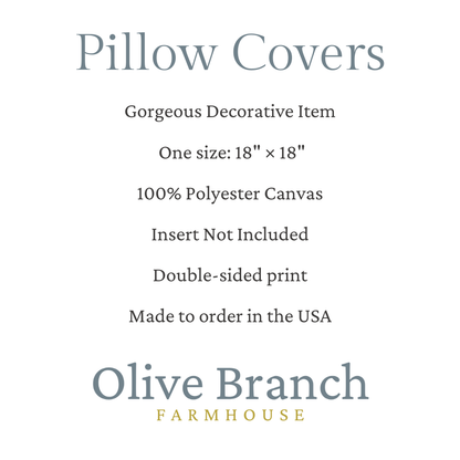 Fall Wildflowers Pillow Covers