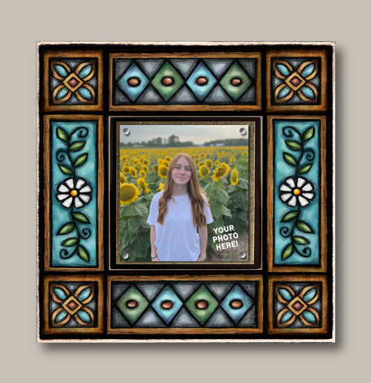Daisy Flower Picture Frame