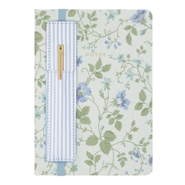 Laura Ashley Heirloom Cottage Journal with Pen Holder 6x8