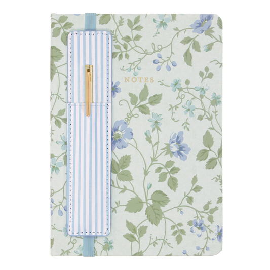 Laura Ashley Heirloom Cottage Journal with Pen Holder 6x8
