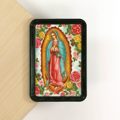 Guadalupe Blessed Virgin Our Lady Sacred shrine Classic Tray