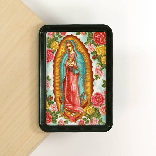 Guadalupe Blessed Virgin Our Lady Sacred shrine Classic Tray