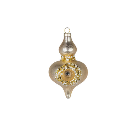 5" Glass Finial Shape Ornament