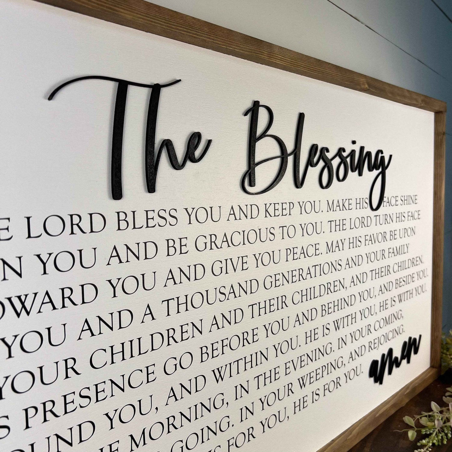 This Phrase of Life - The blessing - wood sign - mantle decor [FREE SHIPPING!]