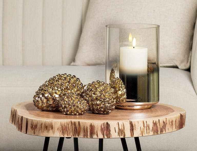 Gold Christmas Pinecone