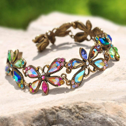 Joyería Sweet Romance - Pulsera vintage de luciérnaga arcoíris BR558