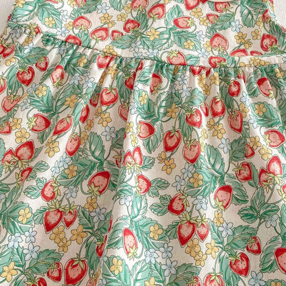 Baby & Kids Strawberry Princess Sundress: Green / 12-18M