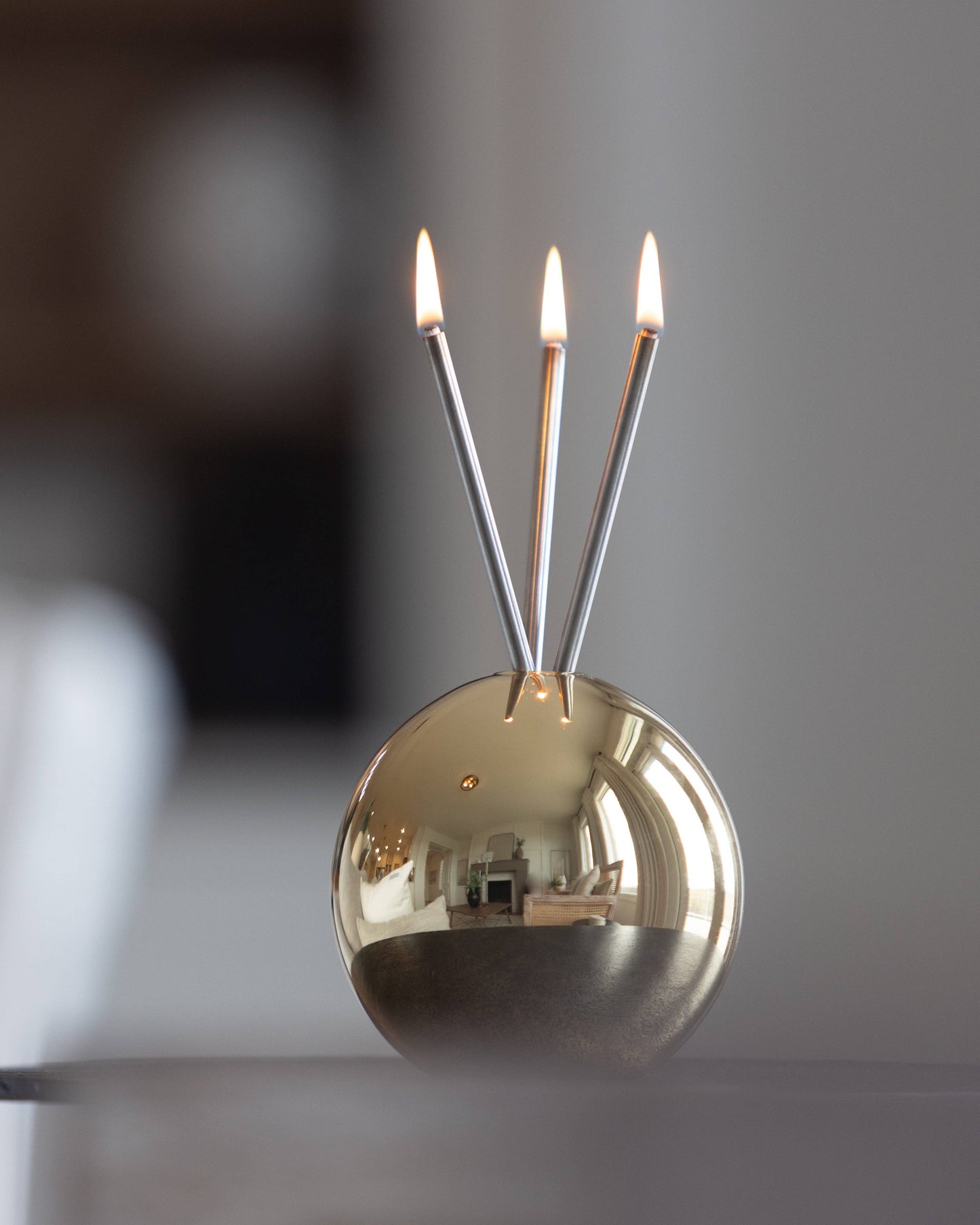 Neva Gold Metallic Vase for Everlasting Candles
