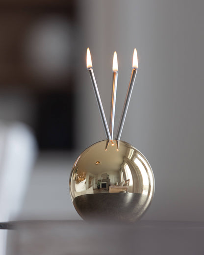 Neva Gold Metallic Vase for Everlasting Candles