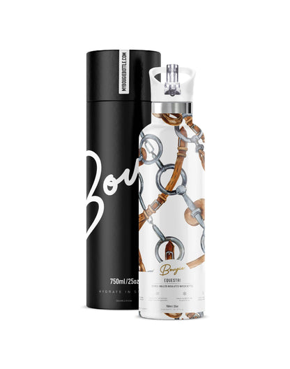 Equestri | Horse Tack Scarf Insulated Water Bottle 25oz