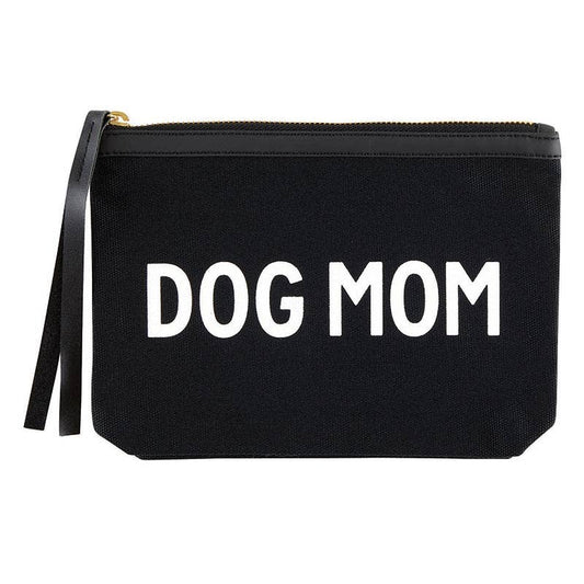 Black Canvas Pouch Dog Mom