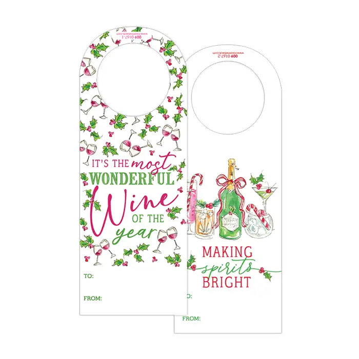 It's the Most Wonderful Wine of the Year Wine Tag