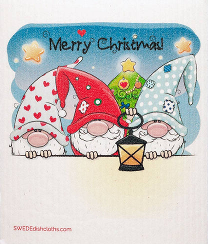 Swedish Dishcloths Christmas Three Gnomes