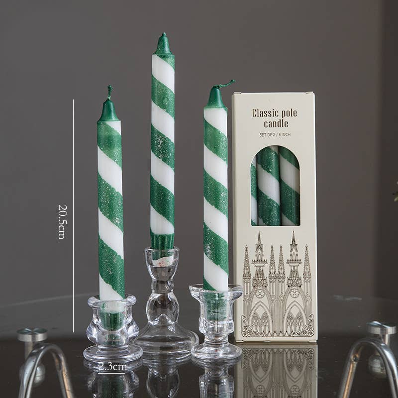Velas Meta - 3 velas aromáticas navideñas de estilo nórdico de 20 cm