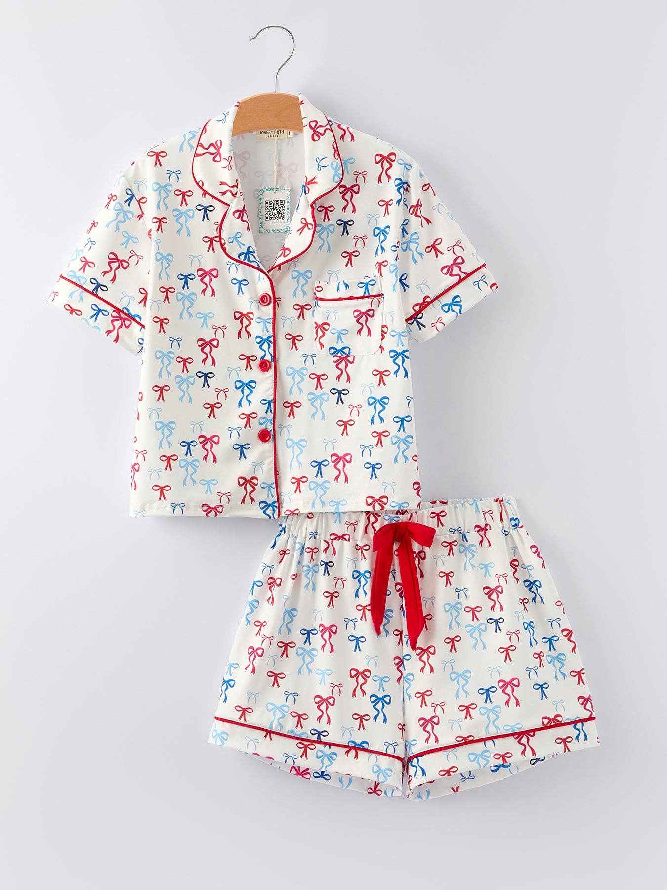 Mommy & Me 4th of july Print Pajama Set: 6 / KIDS