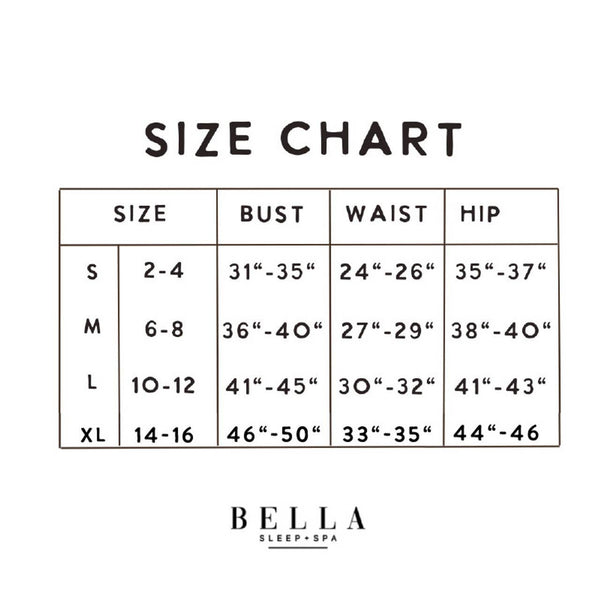 Bella Sleep + Spa - Long Sleeve PJ Set - White Rings