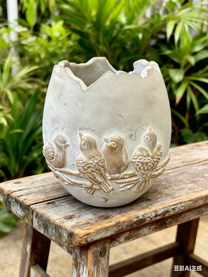 Bunny Egg Planter