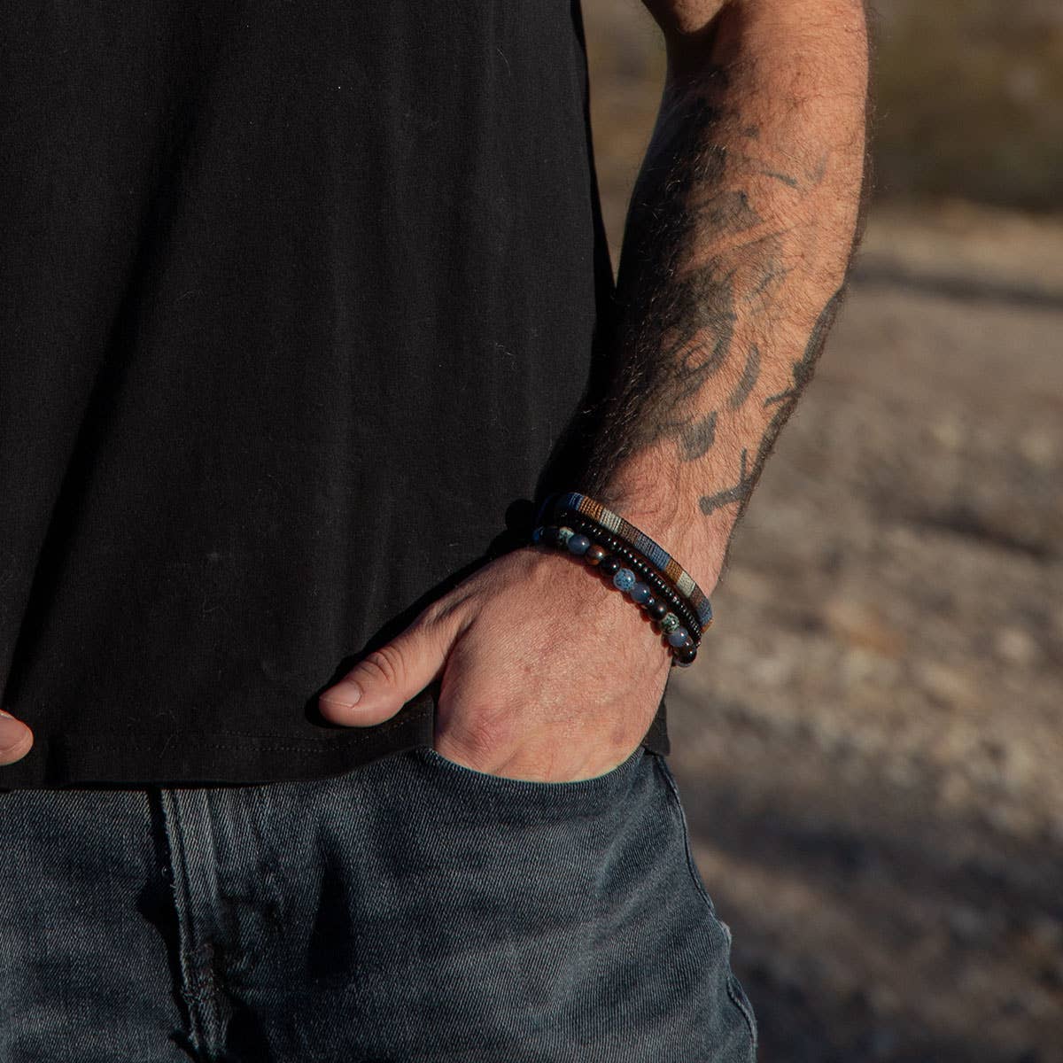 Ocean Depths Trio Men's Bracelet Set