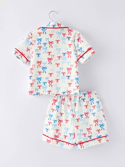 Mommy & Me 4th of july Print Pajama Set: 6 / KIDS