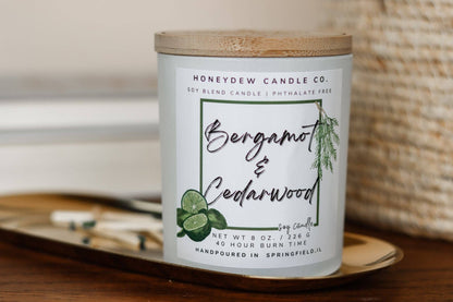 Bergamot Cedarwood Candle