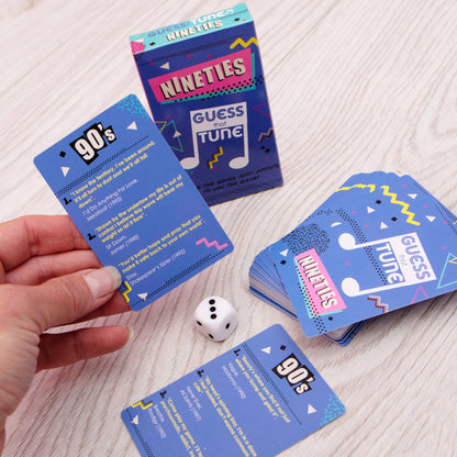 Nineties Guess That Tune - Music Quiz Family/Party Card Game