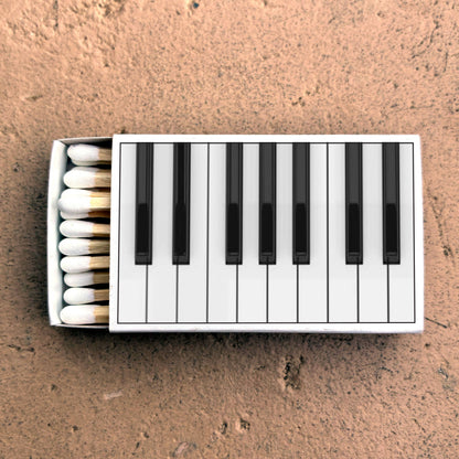 Piano Keyboard Matches • Home Decor Matchbox