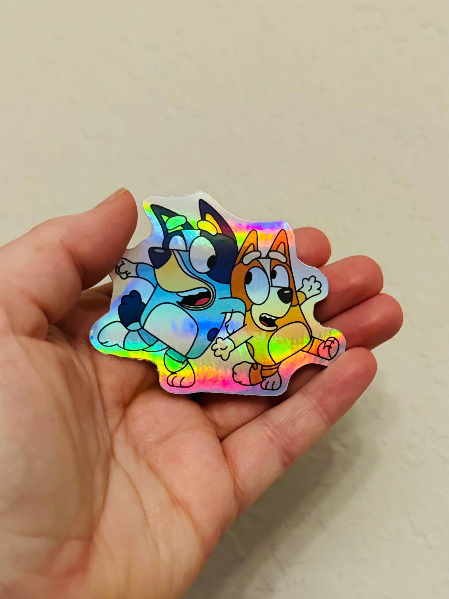 Oily Graphic Creations - Heeler Sisters- Bluey Stickers/Magnet