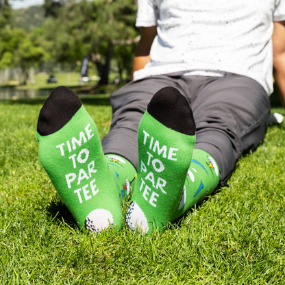 Time To Par Tee Golf Socks